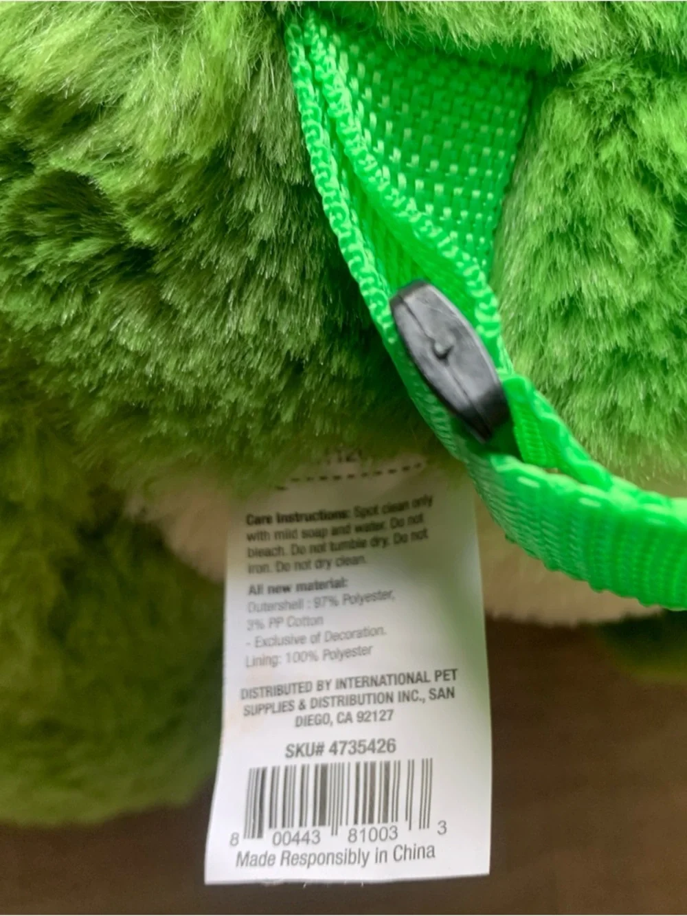 14 inch Frog Backpack with Adjustable Canvas Straps
